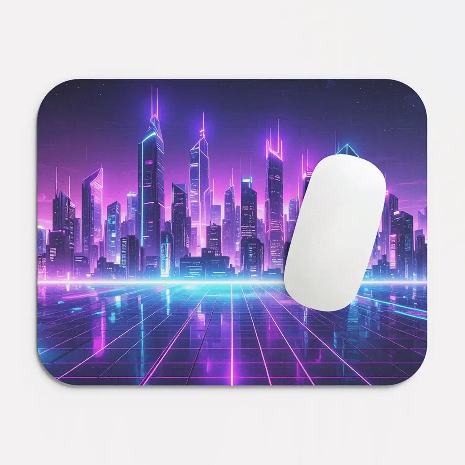 Cyberpunk City Mouse Pad