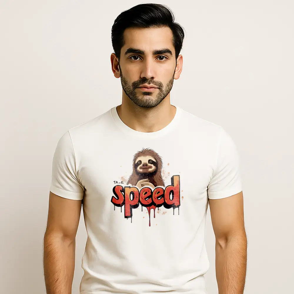 Sloth "Take Speed" Graphic T-Shirt