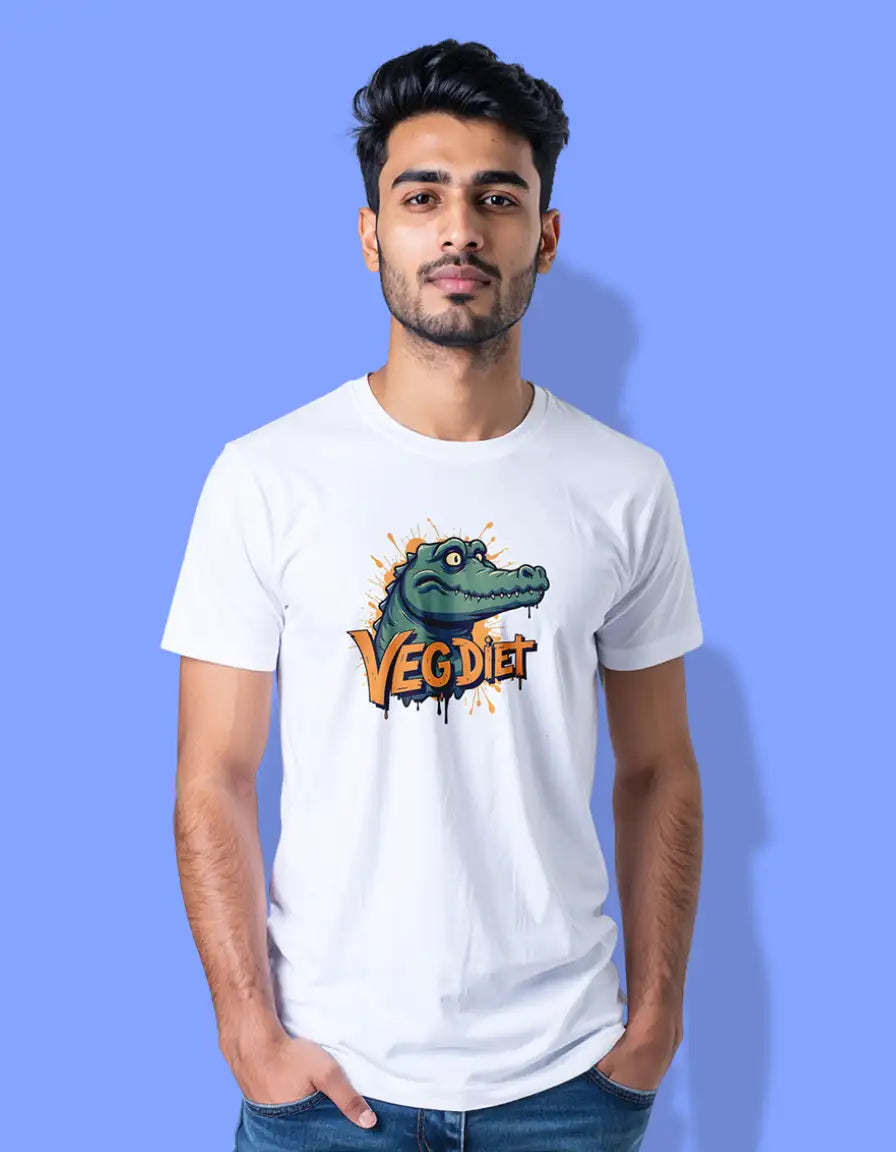 Men's "Veg Diet" Alligator T-Shirt
