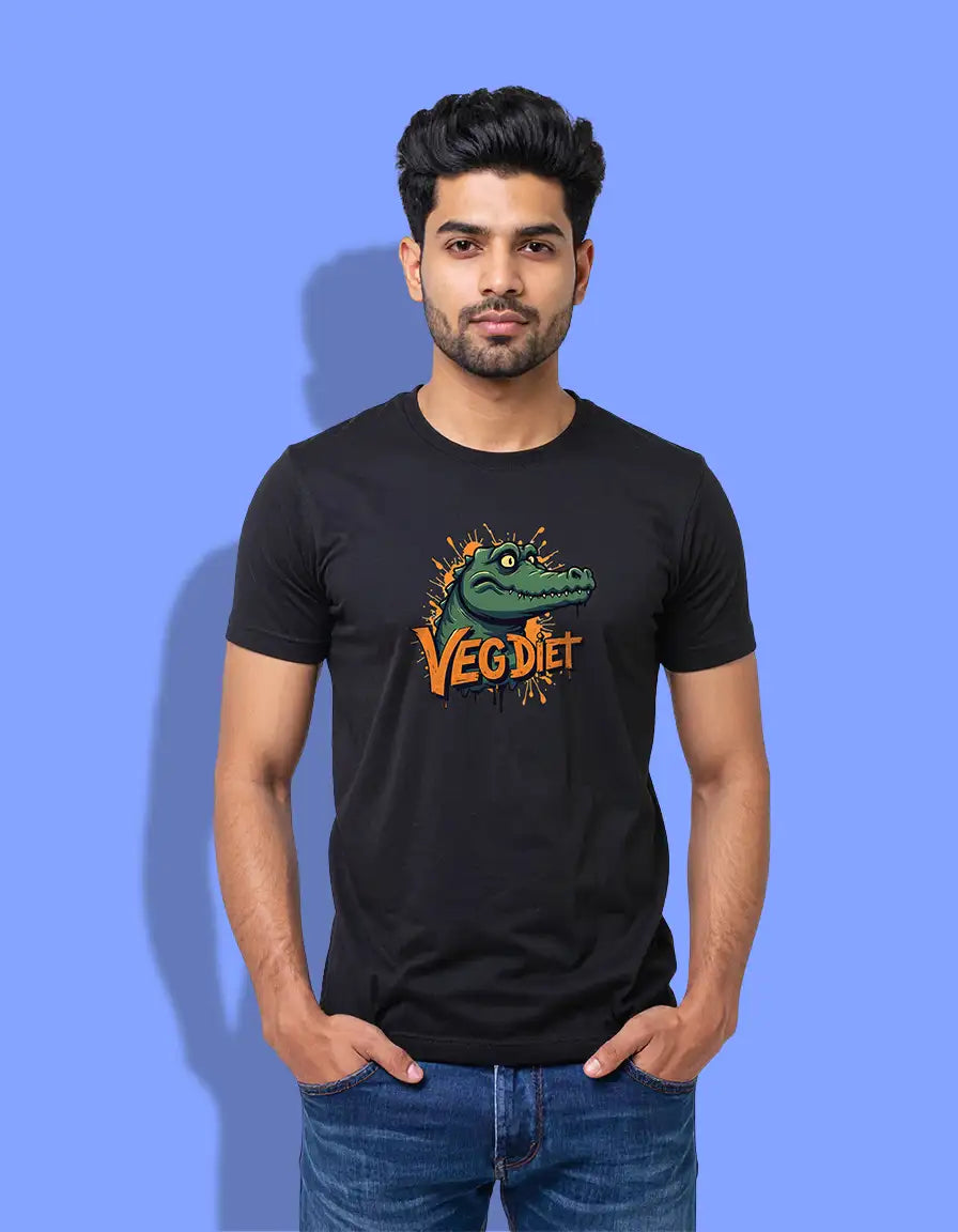 Men's "Veg Diet" Alligator T-Shirt