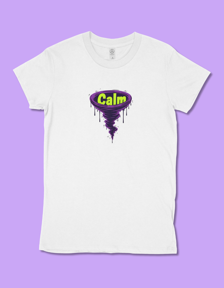 Women's "Calm" Tornado Graphic T-Shirt