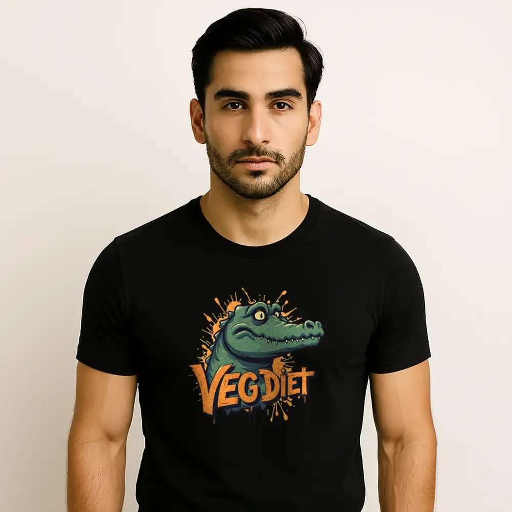 Men's "Veg Diet" Alligator T-Shirt