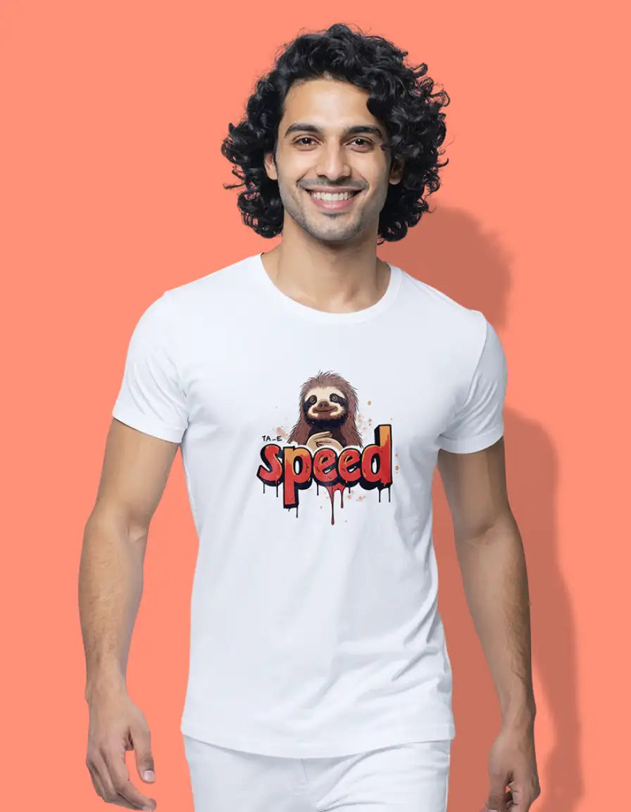 Sloth "Take Speed" Graphic T-Shirt