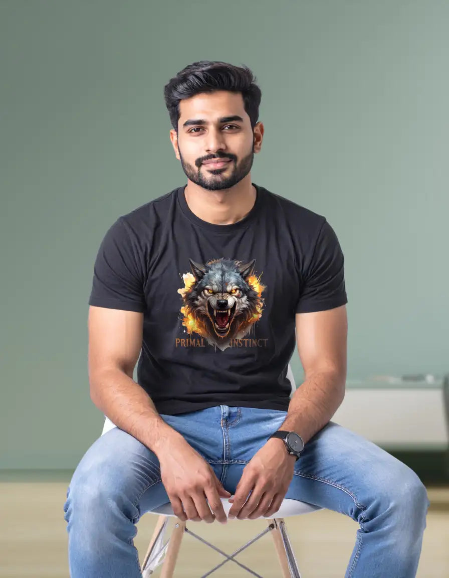 Primal Instinct Wolf Unisex T-Shirt
