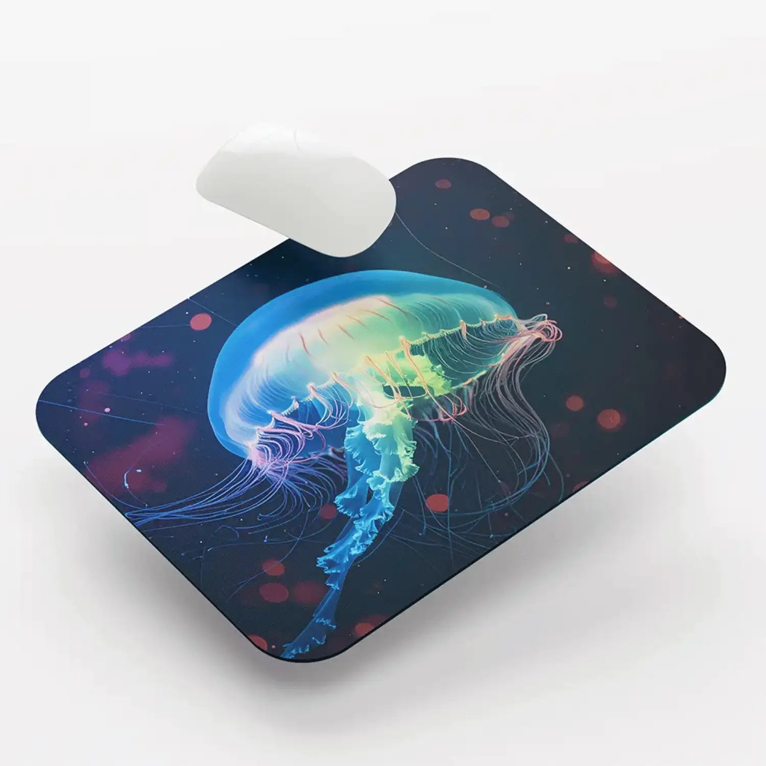 Glowing Jellyfish Mouse Pad