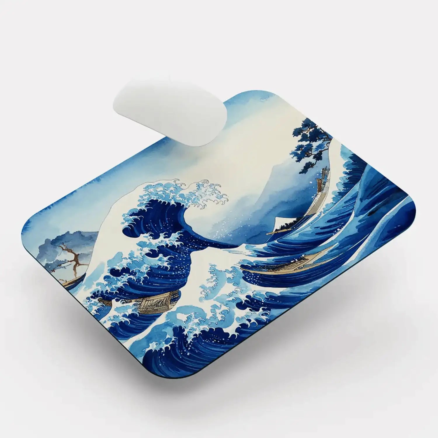 Ukiyo-e Ocean Mouse Pad