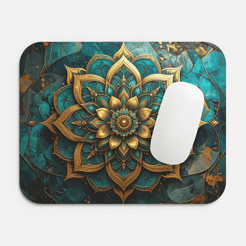 Floral Mandala Mouse Pad