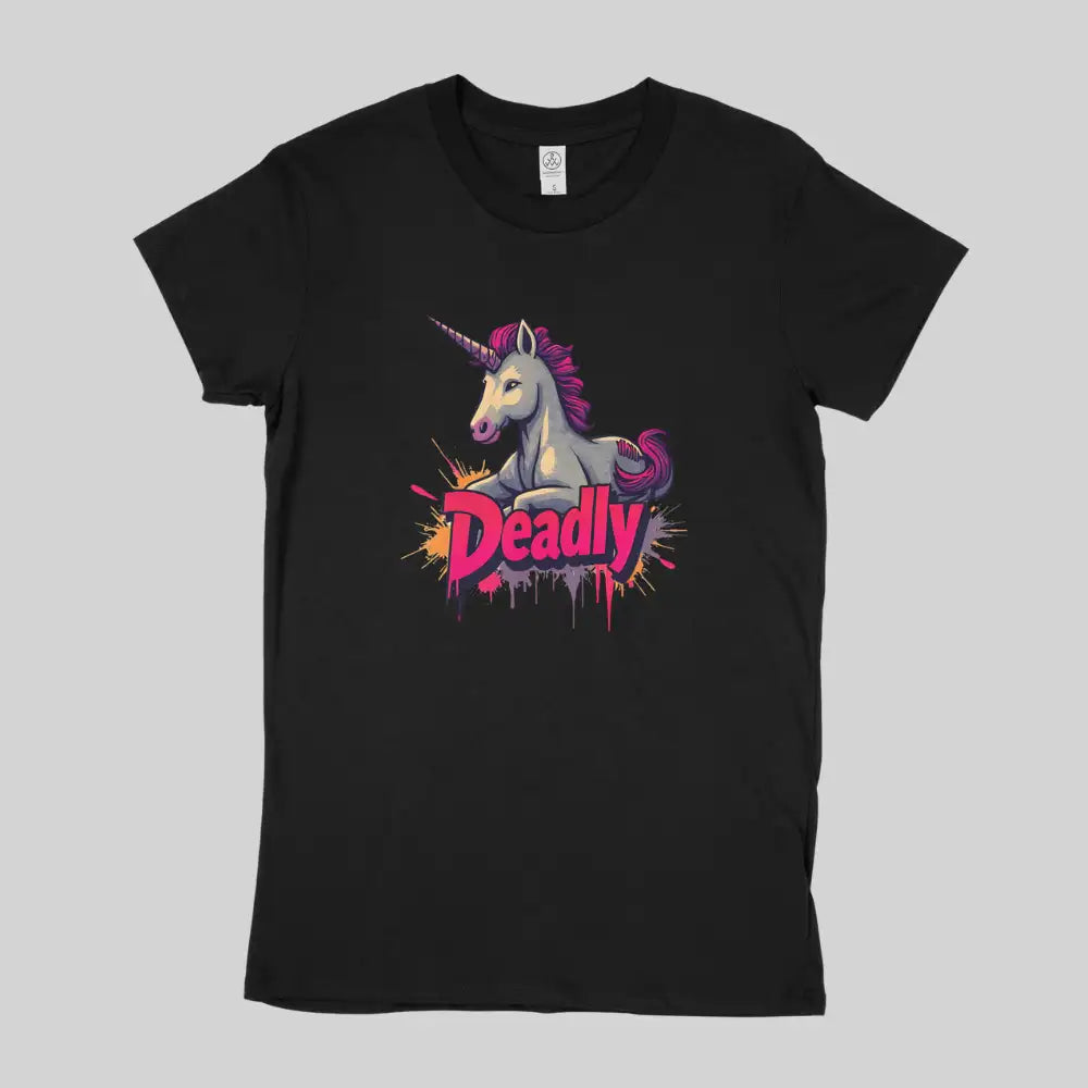"Deadly" Unicorn Women's T-Shirt
