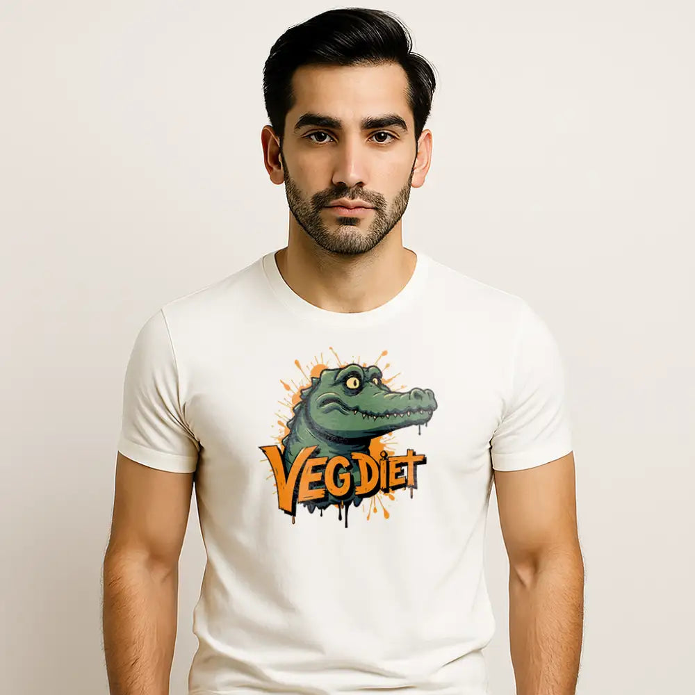 Men's "Veg Diet" Alligator T-Shirt