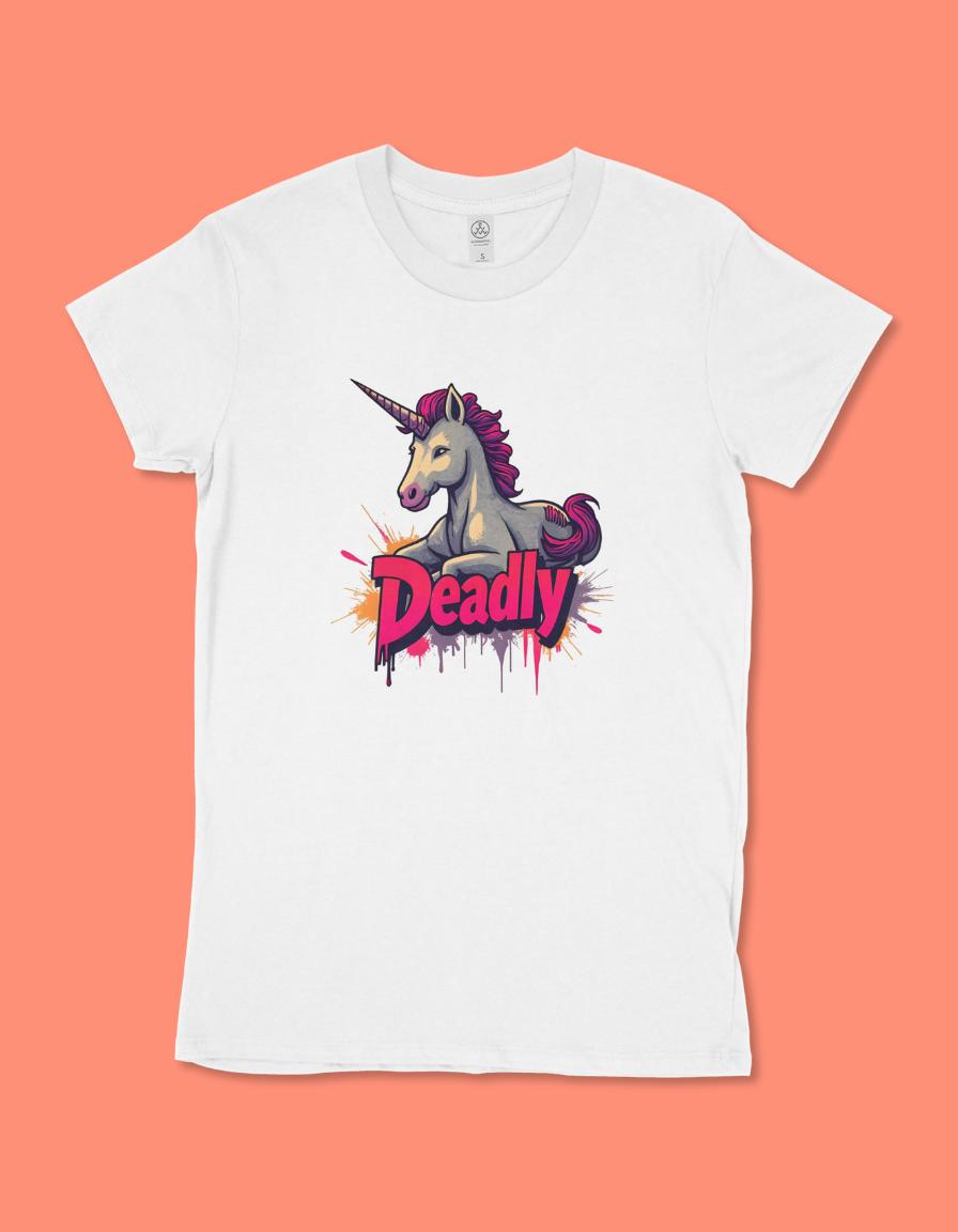 Women's Unicorn Printed T-Shirt