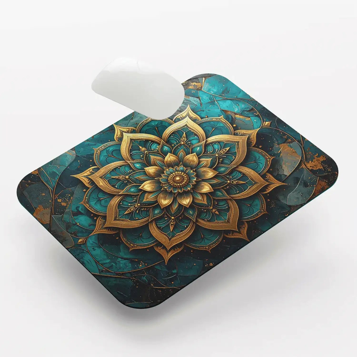Floral Mandala Mouse Pad