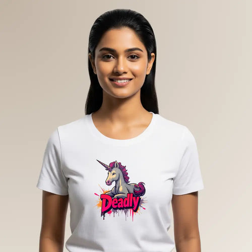 "Deadly" Unicorn Women's T-Shirt