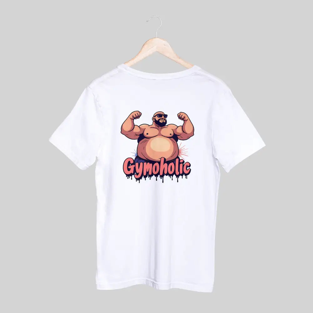 Men's "Gymoholic" Printed T-Shirt
