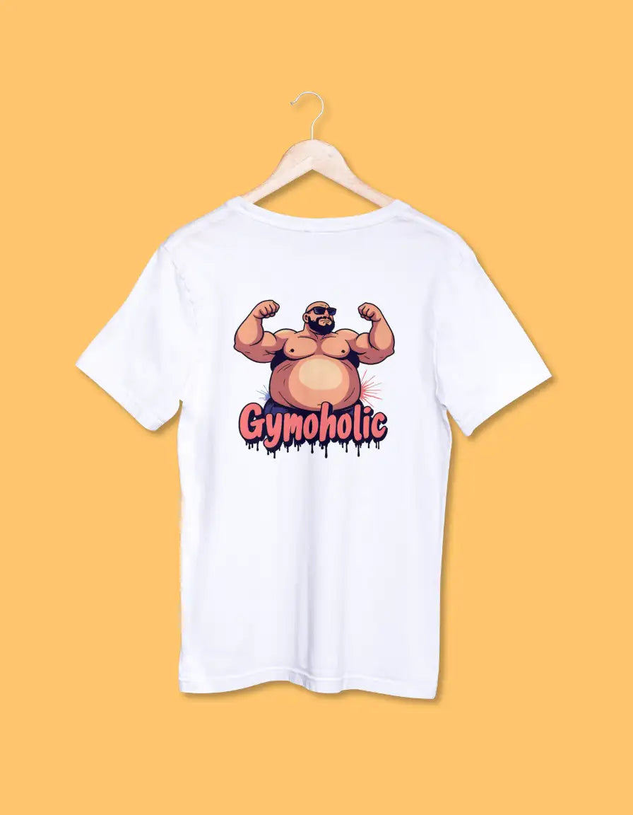 Men's "Gymoholic" Printed T-Shirt