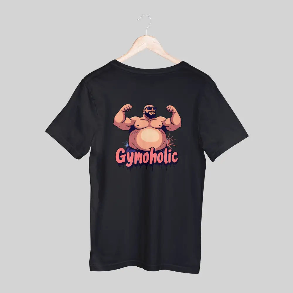 Men's "Gymoholic" Printed T-Shirt