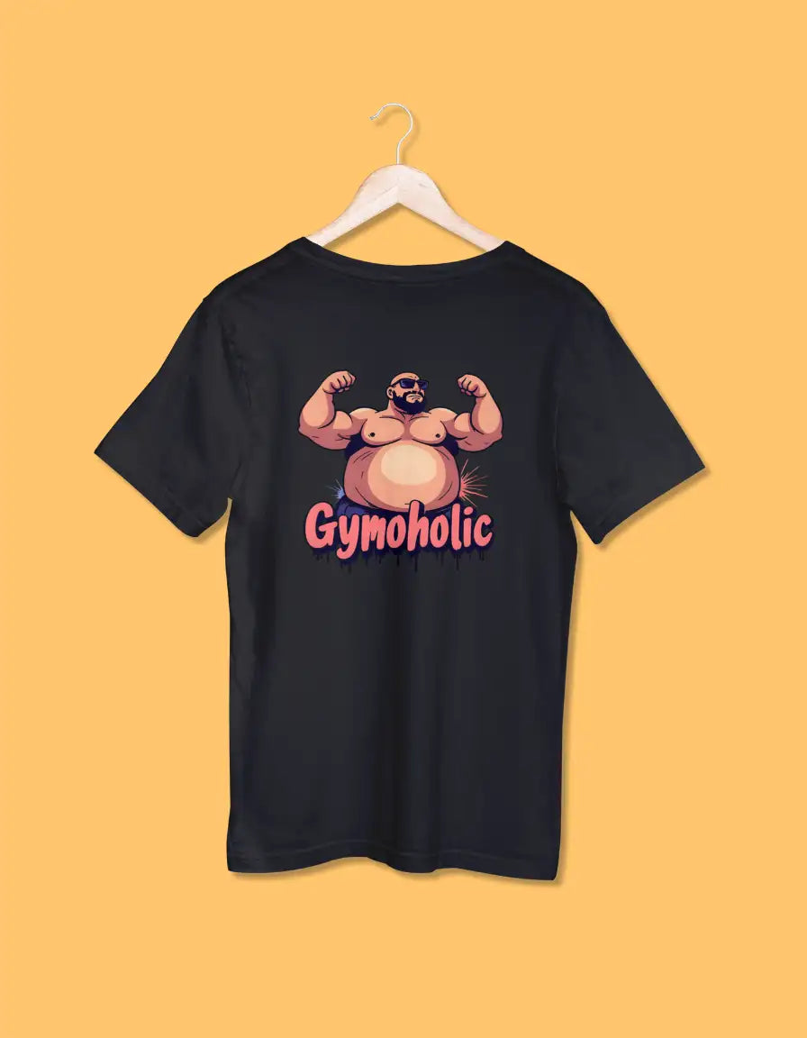 Men's "Gymoholic" Printed T-Shirt